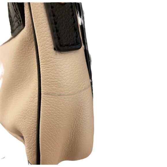 Kate Spade Primrose Hill Little Kaelin Crossbody Cream & Black Leather Bow - Picture 4 of 8